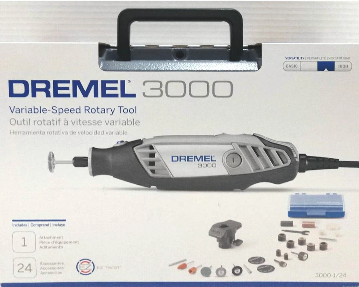 Dremel 3000 Corded Electric Variable Speed Rotary Tool Value Pack