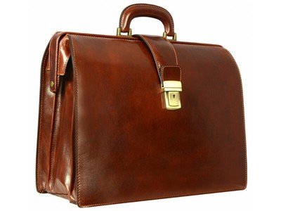 ITALIAN LEATHER BRIEFCASE MESSENGER LAPTOP BAG MENS VINTAGE BUSINESS BAG  GENUINE | eBay
