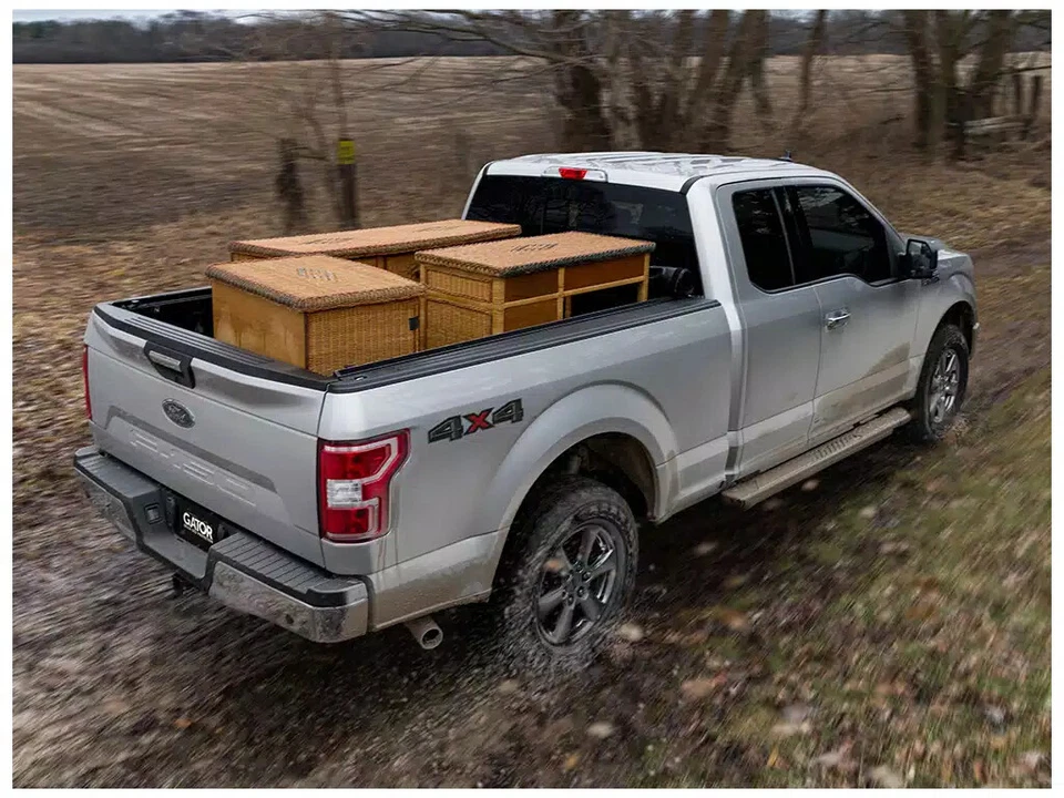 Gator SRX Soft Roll-Up Tonneau Fits 19-25 Silverado/Sierra 1500 NB 5'8" Bed - Image 4 of 4