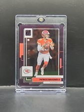 2022 Clearly Donruss Patrick Mahomes Purple #d/175 Chiefs #23