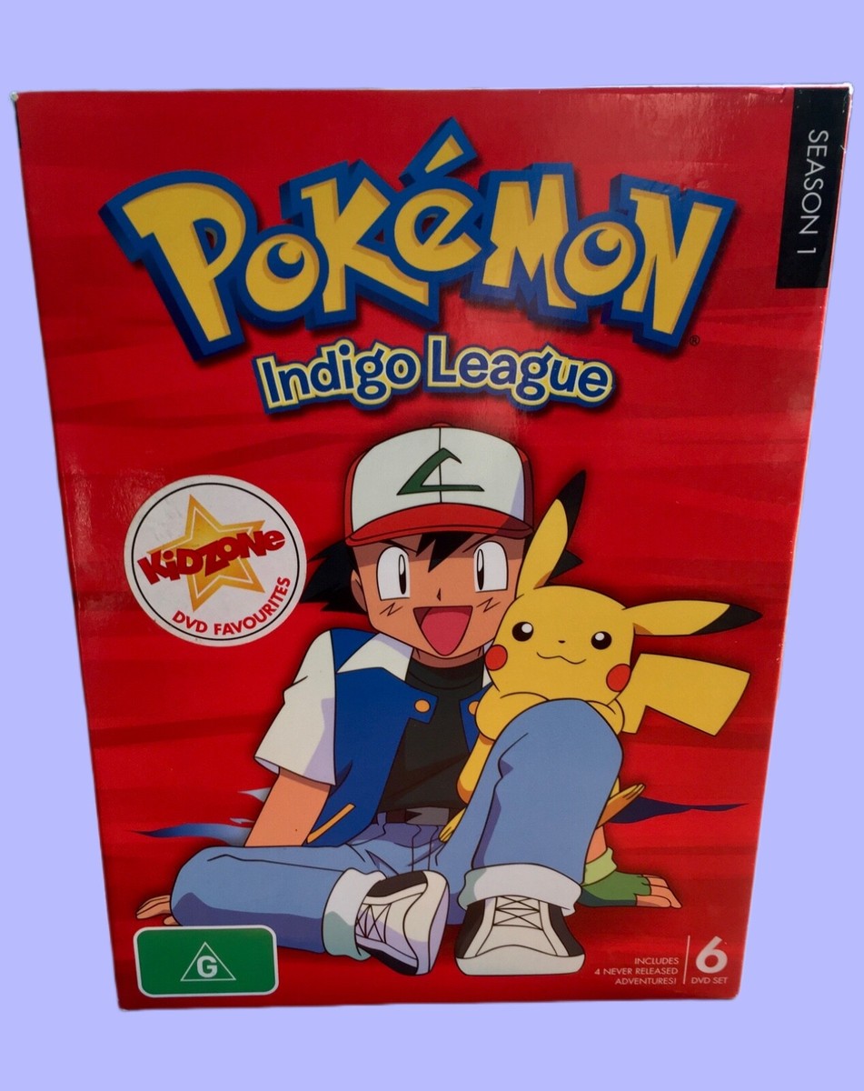 Pokemon - Indigo League : Season 1 (DVD, 2010, 6-Disc Set) - R4