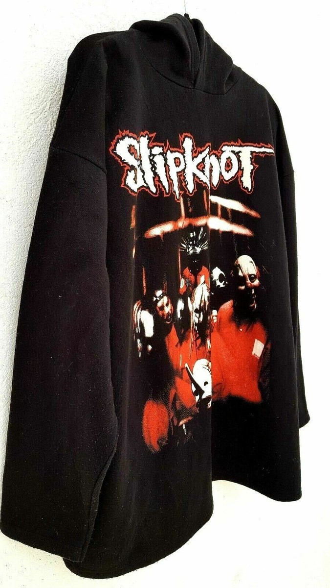 kk 90s Slipknot パーカー XXL LARGE SLIPKNOT HOODIE SWEATSHIRT BLACK VINTAGE VTG MARILYN