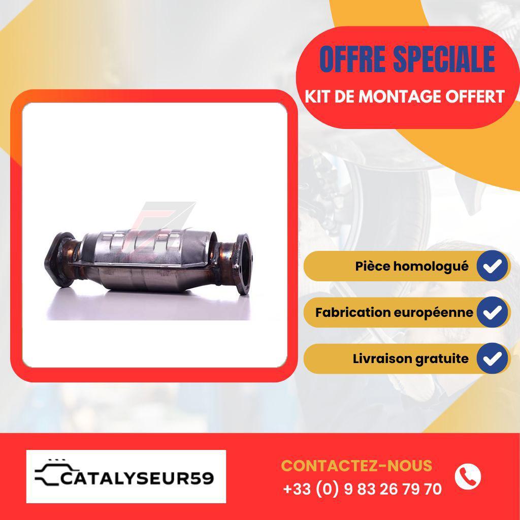 Catalyseur en acier inox robuste pour Toyota Previa 2.4i 16V moteur 2TZFE