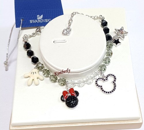 Swarovski Disney Mickey & Minnie Mouse Bracelet Crystal Beads Authentic 1112909 - Picture 11 of 18