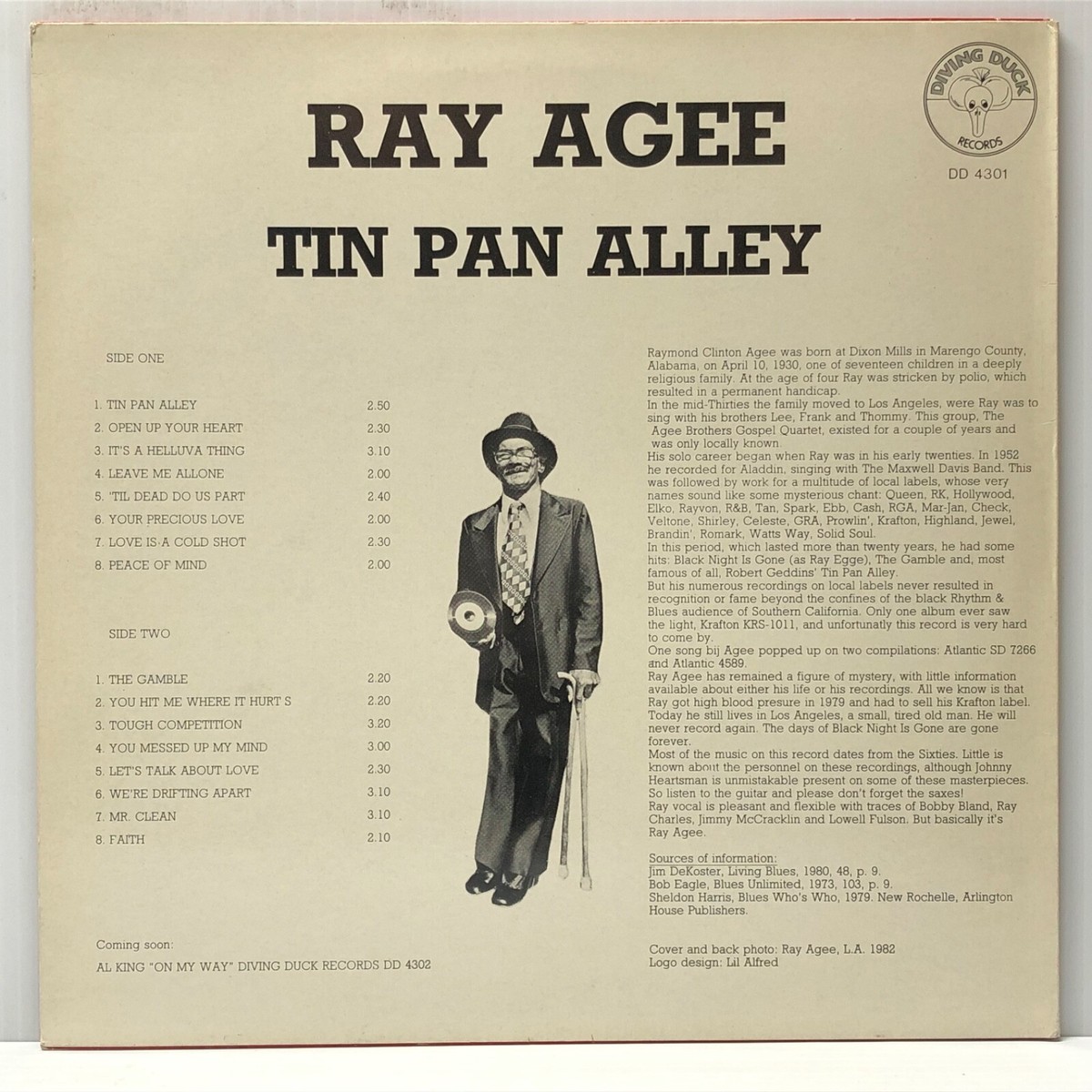 LPレコード】Tin Pan Alley / History (2LP) Tin Pan Alley