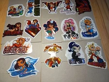 Y2K Girls 2002 Vintage Vending Stickers Lot Full Set Of 15 (extra rare) UG1