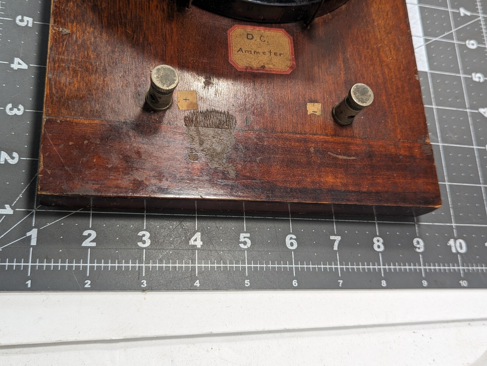 Antique Steampunk Industrial Reliance Instrument Type W Amperes Meter Chicago US