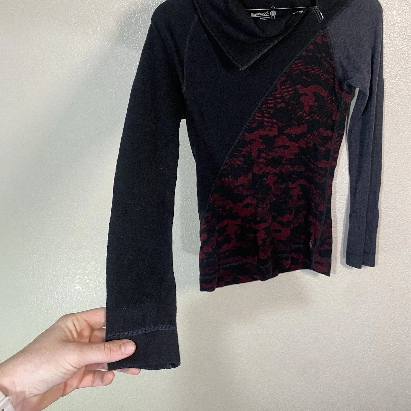 smartwool merino 250 asym camo base-layer