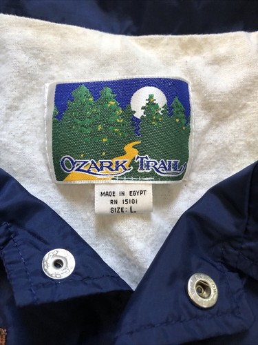Vintage Ozark Trail Jacket Marathon Oil Made In Egypt Size Large - Picture 5 of 5