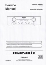 Manuale Di Servizio Per Marantz PM-8005