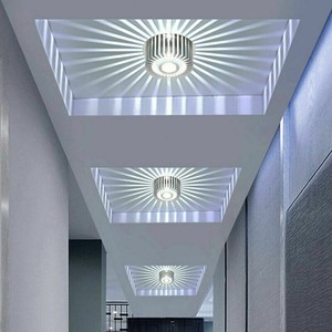 3w Modern Led Wall Ceiling Light Sconce Warm White Lighting