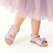 Girls Open Toe Fashion Flat Sandals Rubber Sole Non-Slip Summer Sandals