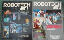 Robotech Art 1 & Art 3 Starblaze Edition 1st Printing Paperback Books