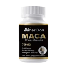 New/Maca Root 120 Capsules Libido Energy Testosterone Booster Sexual Health Stam