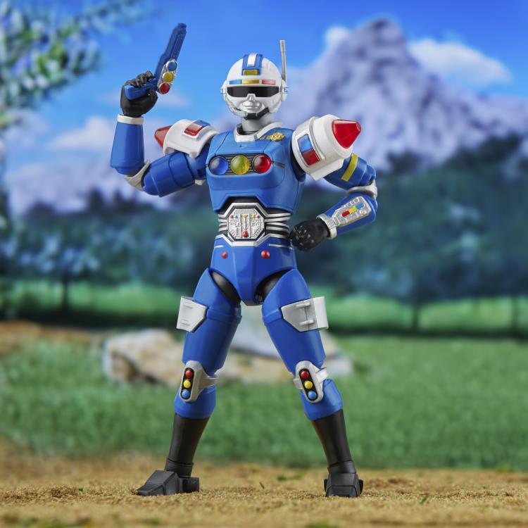 Power Rangers Turbo Lightning Collection Blue Senturion IN