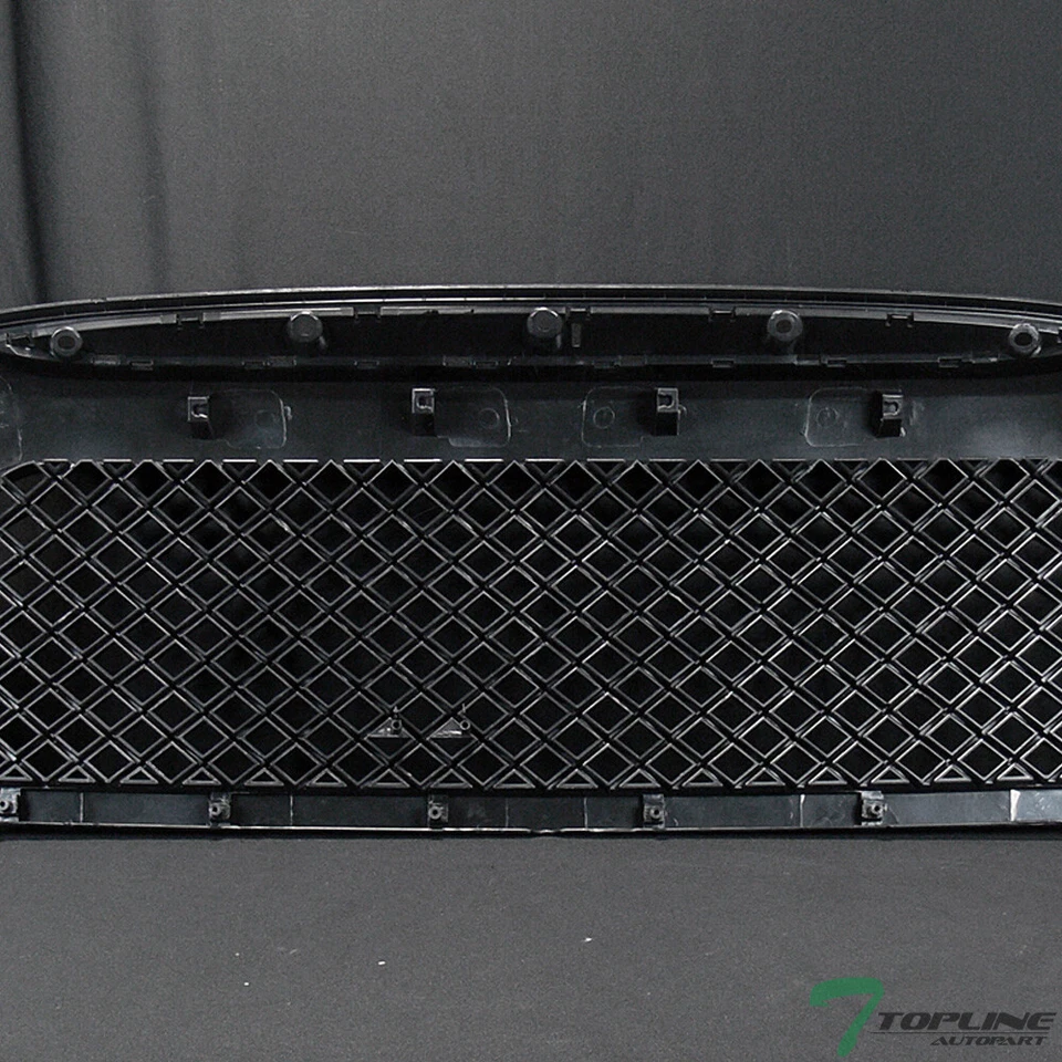 Topline For 2007-2009 Toyota Tundra Mesh Front Hood Bumper Grill Grille - Black Foto 3 de 4
