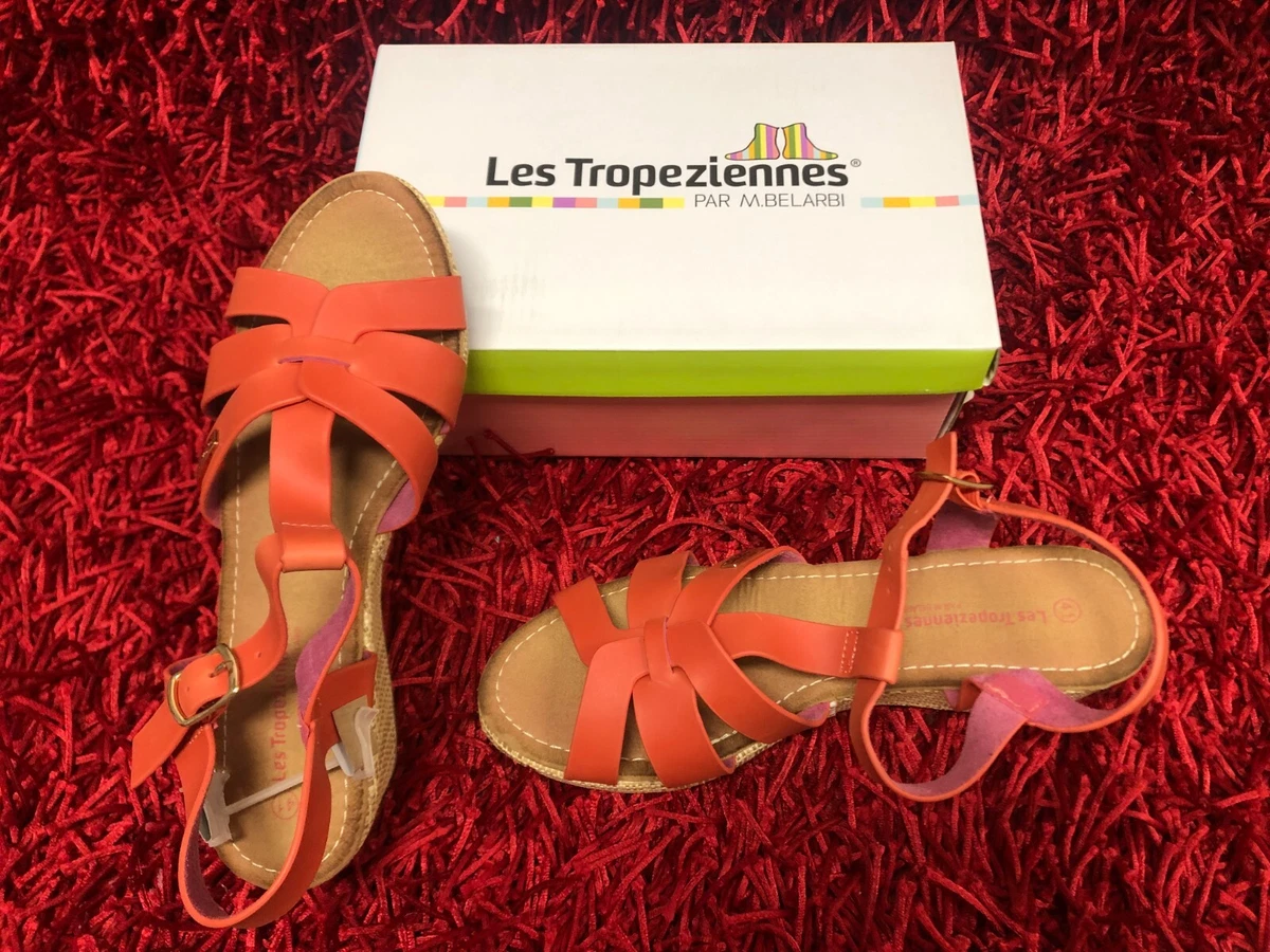 Sandale Talon Femme Les tropeziennes Taille 40 couleur Corail