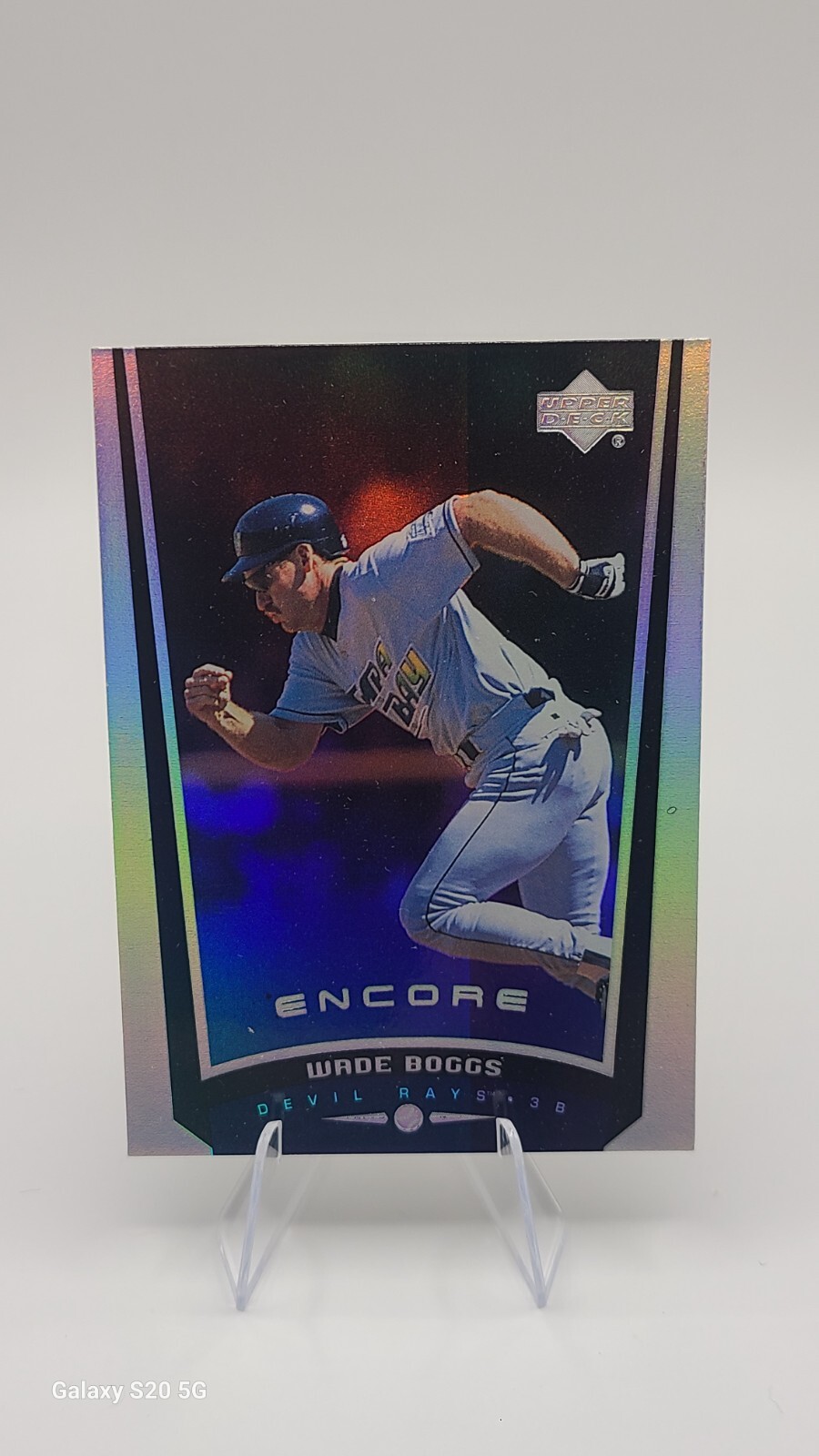 1999 Upper Deck Encore Wade Boggs Tampa Bay Devil Rays #83
