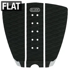 ELUDE Surfboard Traction Pad, Flat, Full Size, 3M Adhesive - Black