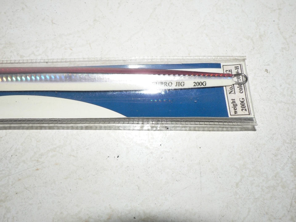 Nuevo Señuelo de Pesca Surebait Mar Profundo Agua Salada Alta Potencia Metal Plantilla Rojo 200g Foto 3 de 4