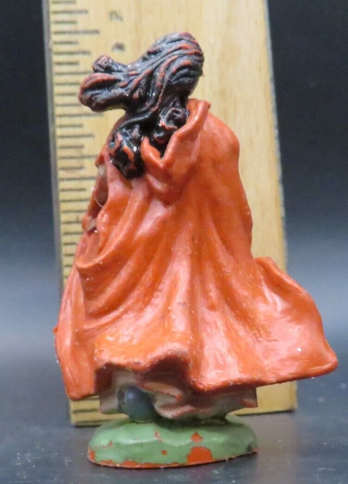 VINTAGE Herald Toy Co Maid Marian Ver. 1 -INGLATERRA 2 1/8"-Robinhood Tale-TAL CUAL Foto 3 de 4