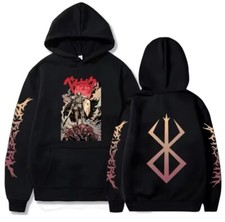 New Berserk Guts Manga Anime Hoodie Male Female Pullover  READ DESCRIPTION 