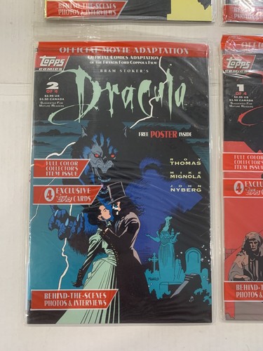 Topps Bram Stoker's Dracula #1 2 3 4! Vlad el Impailer #1 2 3! ¡Completo precintado! - Imagen 3 de 8