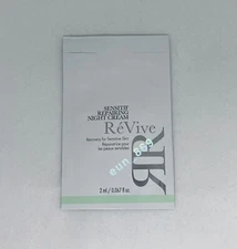 5 x ReVive Sensitif Repairing Night Cream 0.067oz / 2ml Each Total 10ml New