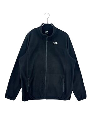 THE NORTH FACE Full Zip Schwarzer Fleece Sweatshirt Herren Größe XL