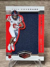 2021 Chronicles Draft Picks Plates Full Coverage Elijah Moore Rookie Patch TC715