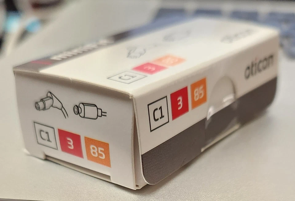 MiniReceptor Oticon MiniFit C1 Más Real OPN Rubí Minirita (85dB-3-Derecha) EE. UU. Foto 2 de 3