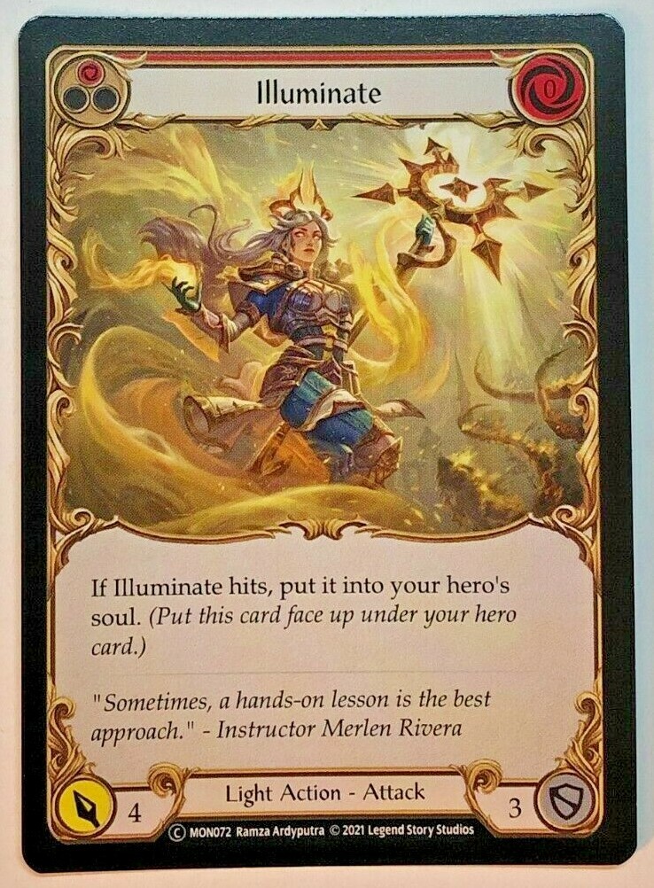 Flesh And Blood Monarch Illuminate (Red) MON072 Unlimited NM/M | eBay