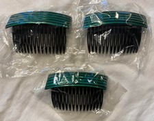 Totally 80s Vintage Lot of 3 1980s Goody Plastic Hair Combs - Unused Old Stock