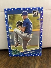 Gavin Stone 2023 Donruss Baseball Rated Prospect Base Independence Day #43