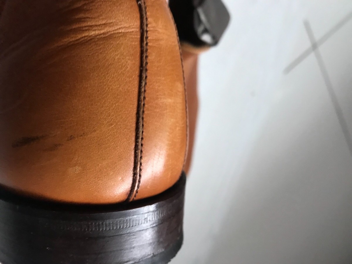 GRENSON Footmaster made in England Men's Cognac Leather
