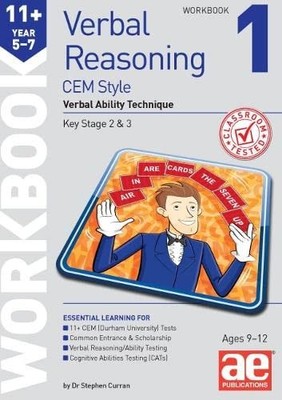 11+ Verbal Reasoning Year 5-7 CEM Sty... by MacKay, Katrina Paperback / softback