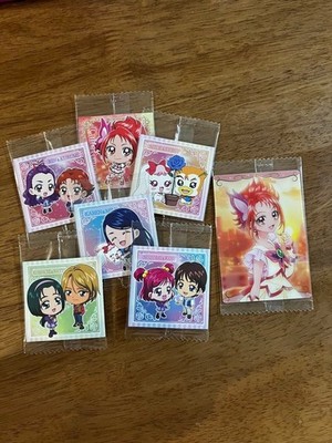 BANDAI Precure All Stars Seal Wafers 7er Set Multi Color Authentic