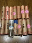 14 Rolls Of 1919 P,S & D Wheat Cents, Circulated (700 Coins Total) Free Shipping