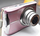 Aparat cyfrowy Olympus X-42 – 12MP 5x zoom metaliczny różowy – moc AA – świetny stan