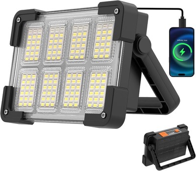 LED Arbeitsscheinwerfer 4 Modi USB Solar Rechargeable 6000 Lumen 1