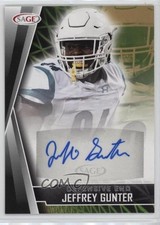 2022 SAGE Low Series Auto Black Jeffrey Gunter #A-JG Auto 15t1