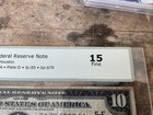 1914 Fr. 922  $10 Blue Seal Federal Reserve Note Houston Superior Grade 15 Fine — photo 3
