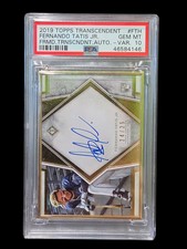 2019 Topps Transcendent Framed Auto Fernando Tatis JR.  Auto Var. PSA 10