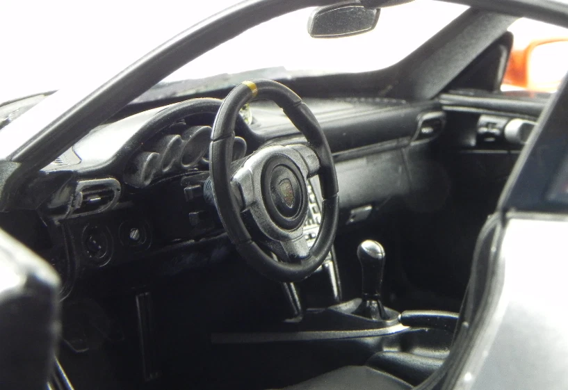 WELLY, Cerchi PORSCHE 911 GT3 RS 2007 grigio arancio, 1/18,  WEL18015W - Immagine 3 di 4