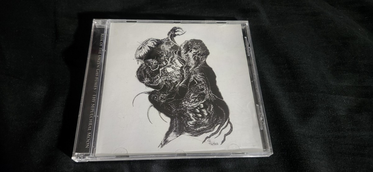 Reek of The Unzen Gas Fumes Thy Sepuchral Moon Split Cd Deathkey