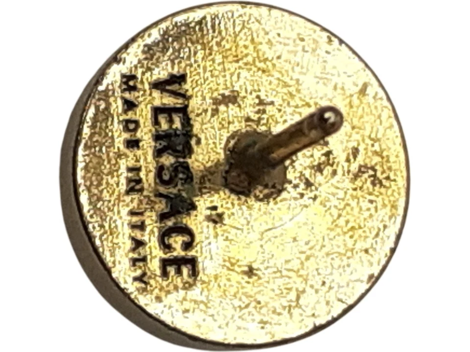 Pendientes Versace Medusa Oro Negro Diseño Redondo Ropa Mujer Preciados Foto 4 de 4