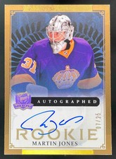 2013-14 Upper Deck The Cup Gold Rainbow #133 Martin Jones Autograph RC Auto /25