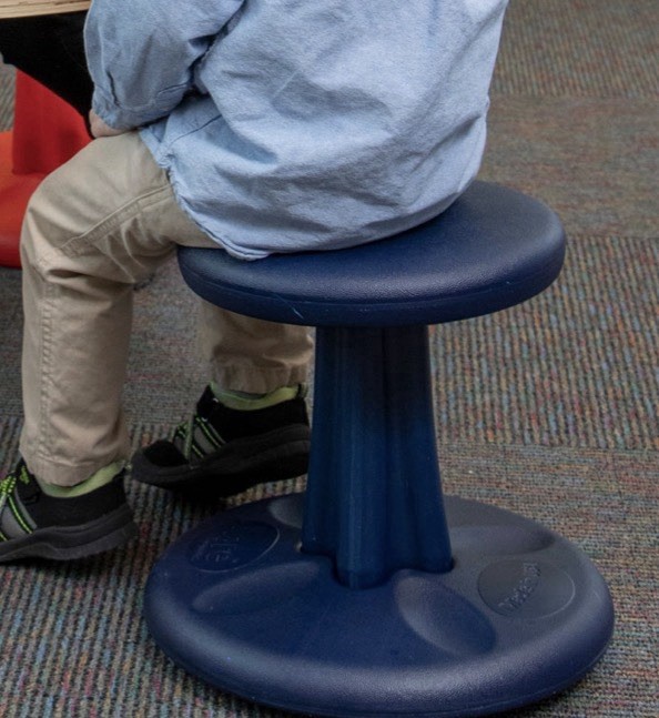 Wobble Chair Balance Stools Set Of 5 Black 14" Fidget ADHD