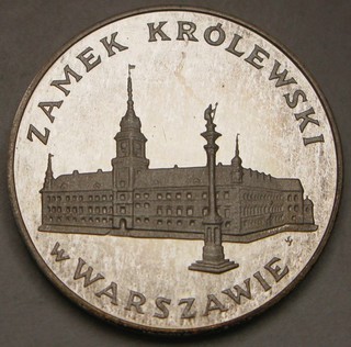 POLAND 100 Zlotych 1975 MW Proof Silver 0.625 Royal Castle in Warsaw 4