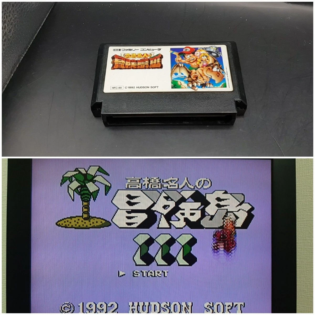Adventure Island III 3 Famicom Nintendo NES Hudson Soft Japan JPN